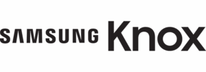 Logo de Samsung Knox. Des applications pour la gestion et la sécurisation à distance de votre flotte mobile d'entreprise.
