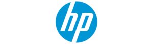 Logo de la marque HP, fabricant de matériel informatique et solutions technologiques pour entreprises et particuliers.