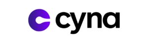 Logo officiel de Cyna société spécialisée en solutions informatiques et services numériques.
