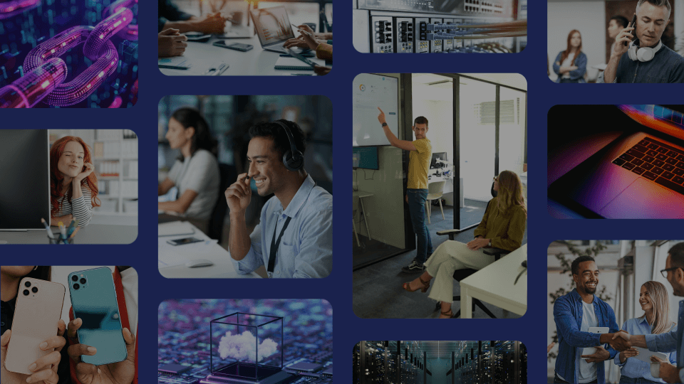 Homepage du site web de Sincrone IT. Un site internet dédiée à la mise en avant de nos offres et nos expertises métiers dans l'informatique et les télécoms.